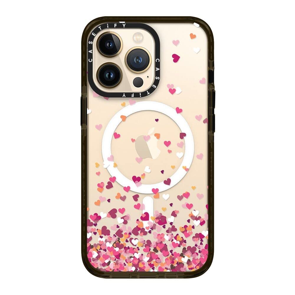 Confetti Hearts iPhone16Plus用ケース Amazon.co.jp: CASETiFY MagSafe 対応 インパクトケース iPhone 13 Pro